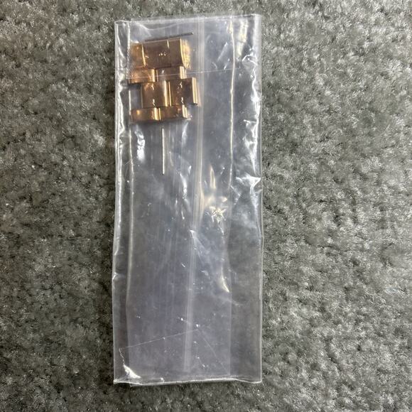 Fossil Men’s Stainless Steel Chronograph Watch Gold Tone Blue Dial Box Xtra Link - Picture 12 of 16